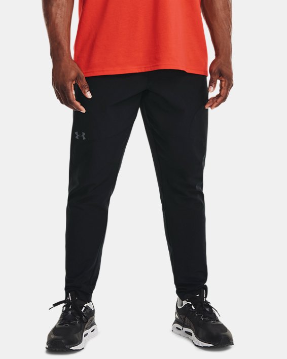Men's UA Unstoppable Tapered Pants in Black image number 1